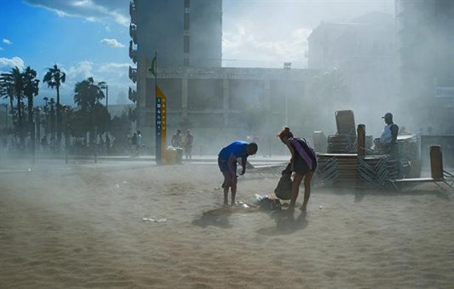 Vientos fuertes de origen convectivo en Barcelona el 12 de junio de 2012